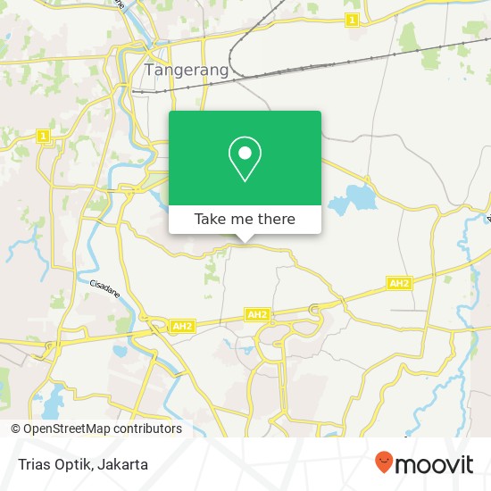 Trias Optik, Jalan Gadjah Mada Pinang map