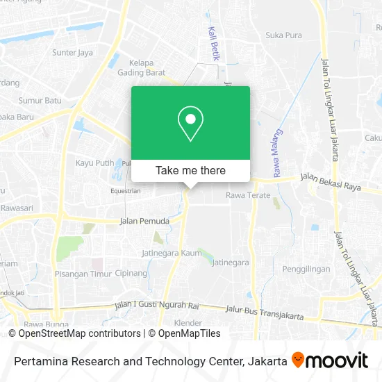 Pertamina Research and Technology Center map