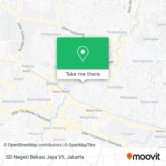 SD Negeri Bekasi Jaya VII map