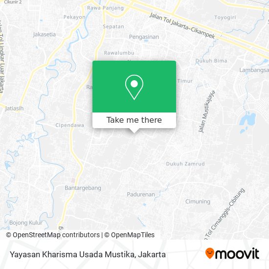 Yayasan Kharisma Usada Mustika map