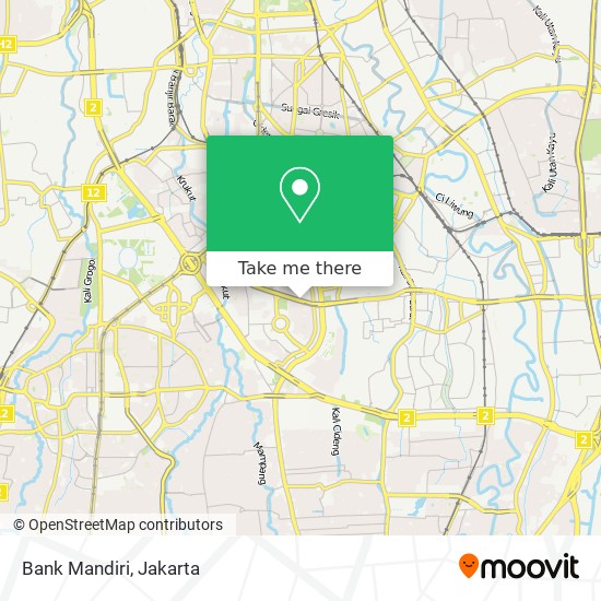 Bank Mandiri map