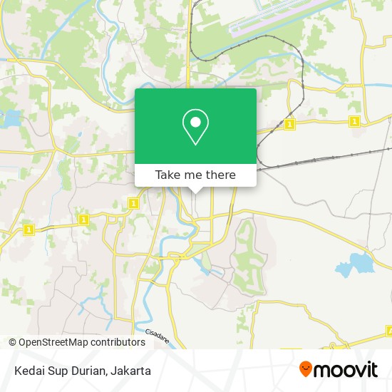 Kedai Sup Durian map