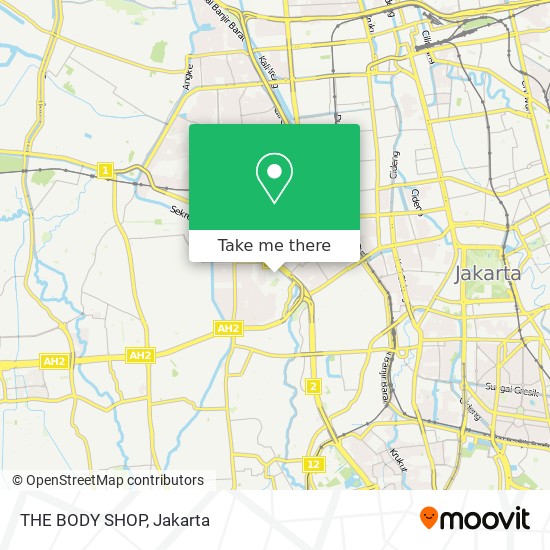 THE BODY SHOP map