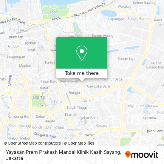 Yayasan Prem Prakash Mandal Klinik Kasih Sayang map