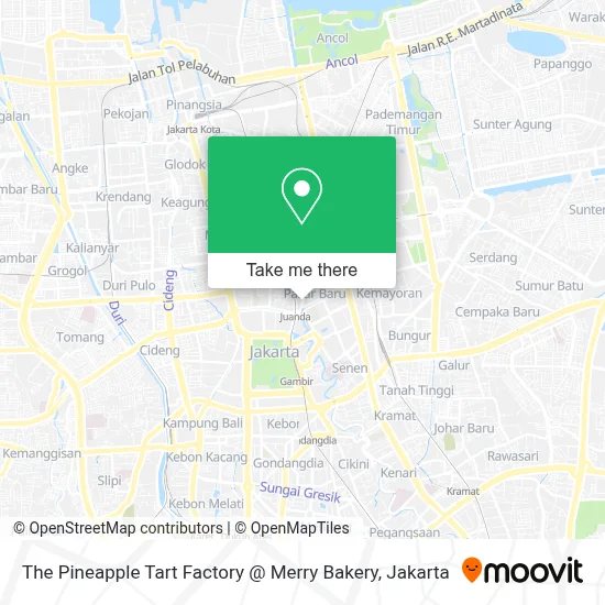 The Pineapple Tart Factory @ Merry Bakery map