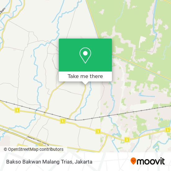 Bakso Bakwan Malang Trias map