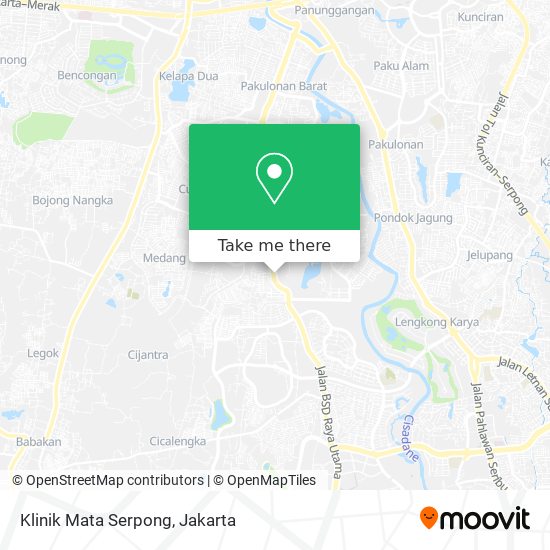 Klinik Mata Serpong map