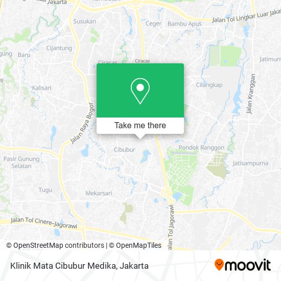 Klinik Mata Cibubur Medika map