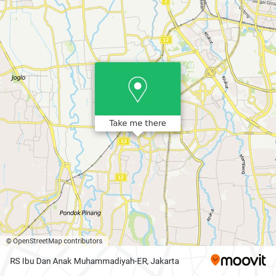 RS Ibu Dan Anak Muhammadiyah-ER map