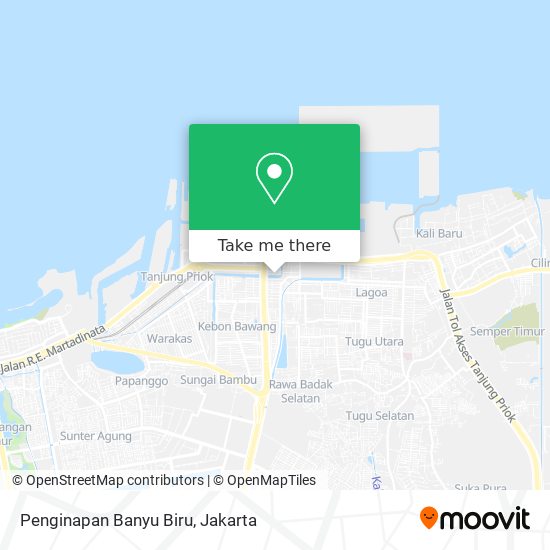 Penginapan Banyu Biru map