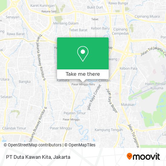 PT Duta Kawan Kita map