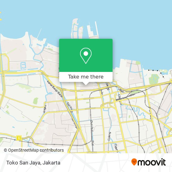 Toko San Jaya map