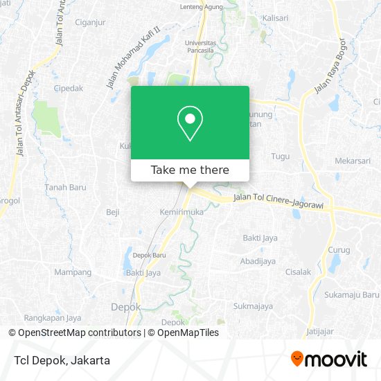 Tcl Depok map