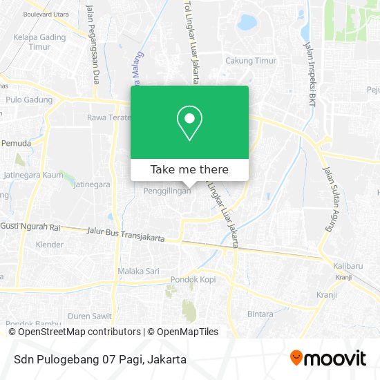 Sdn Pulogebang 07 Pagi map