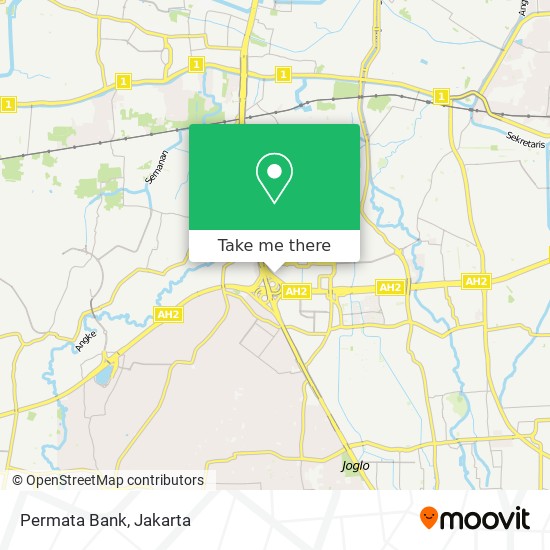 Permata Bank map