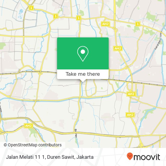 Jalan Melati 11 1, Duren Sawit map