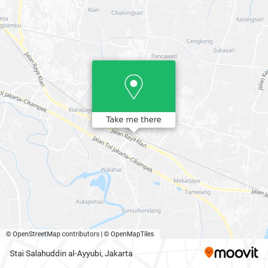 Stai Salahuddin al-Ayyubi map