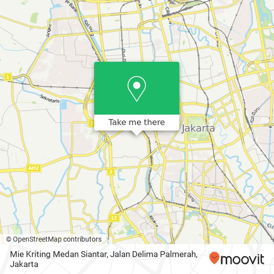 Mie Kriting Medan Siantar, Jalan Delima Palmerah map
