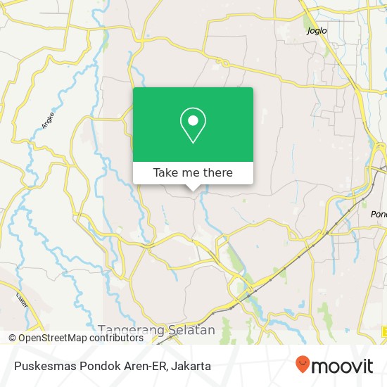 Puskesmas Pondok Aren-ER, Jalan Puskesmas map