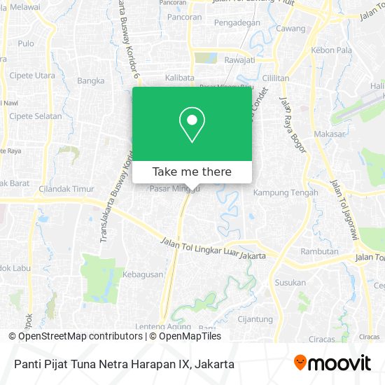 Panti Pijat Tuna Netra Harapan IX map