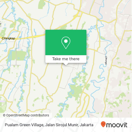 Pualam Green Village, Jalan Sirojul Munir map