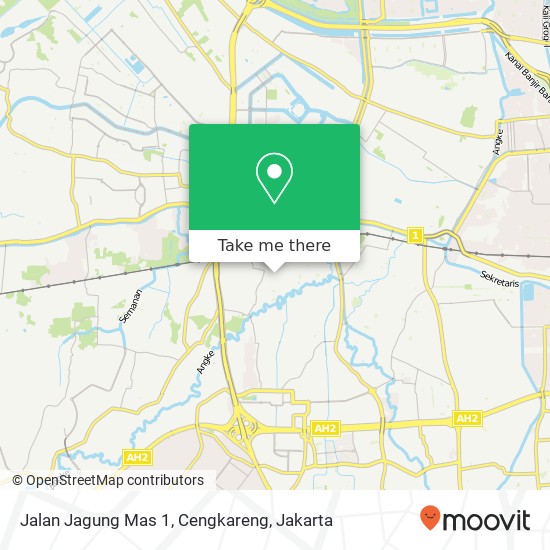 Jalan Jagung Mas 1, Cengkareng map