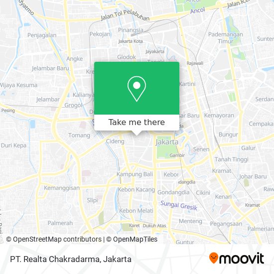 PT. Realta Chakradarma map