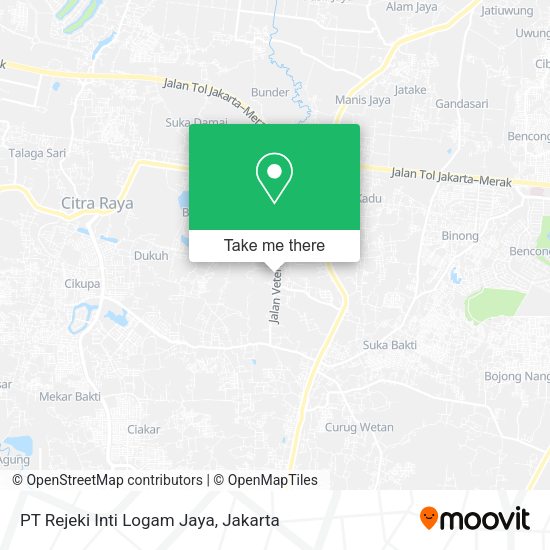 PT Rejeki Inti Logam Jaya map