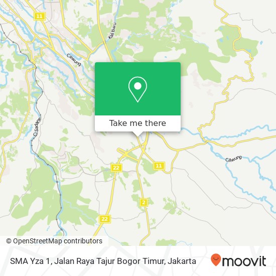 SMA Yza 1, Jalan Raya Tajur Bogor Timur map