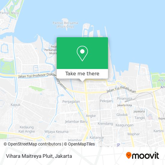 Vihara Maitreya Pluit map