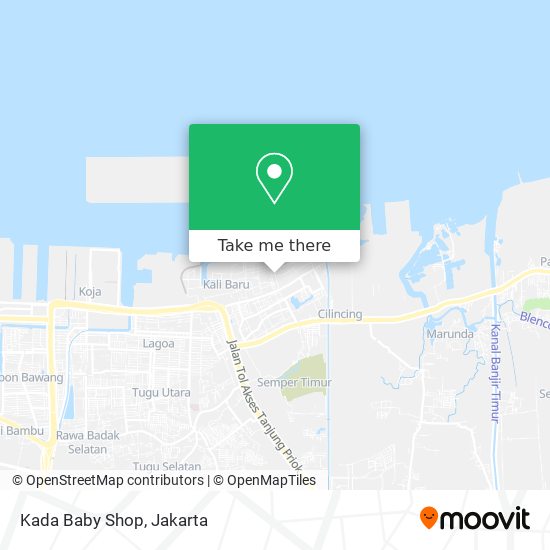 Kada Baby Shop map