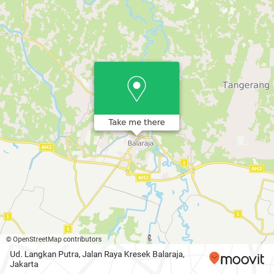 Ud. Langkan Putra, Jalan Raya Kresek Balaraja map