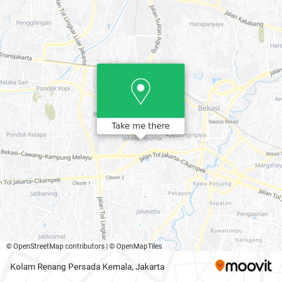 Kolam Renang Persada Kemala map