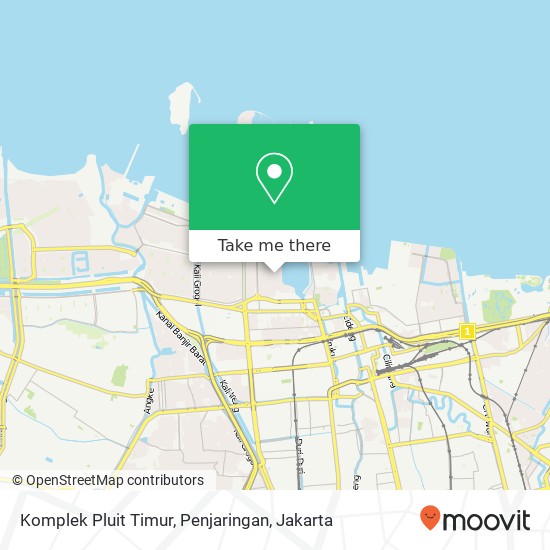 Komplek Pluit Timur, Penjaringan map