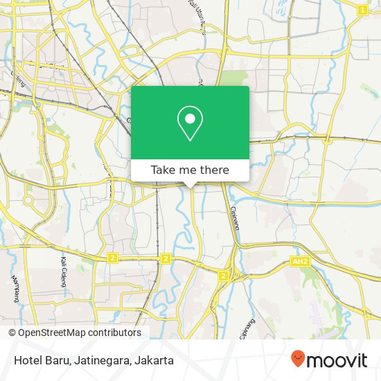 Hotel Baru, Jatinegara map