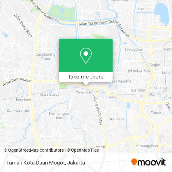 Taman Kota Daan Mogot map