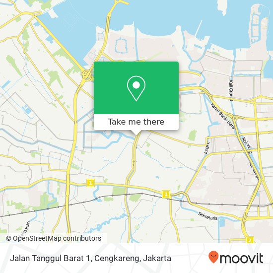 Jalan Tanggul Barat 1, Cengkareng map