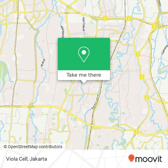 Viola Cell, Jalan Pejaten Raya map