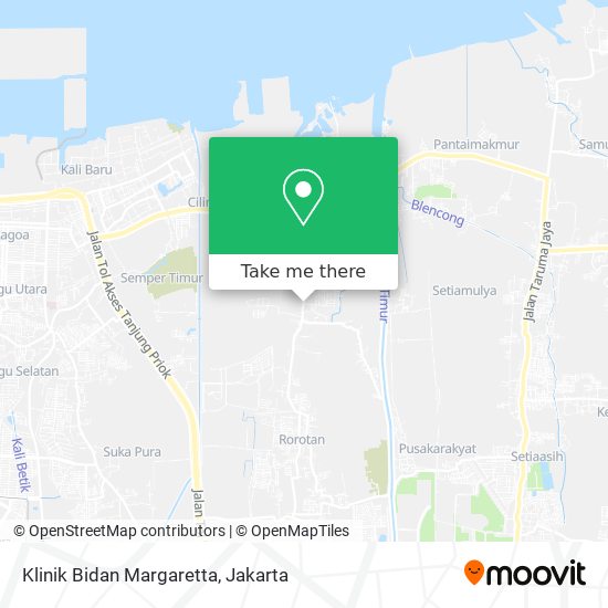 Klinik Bidan Margaretta map