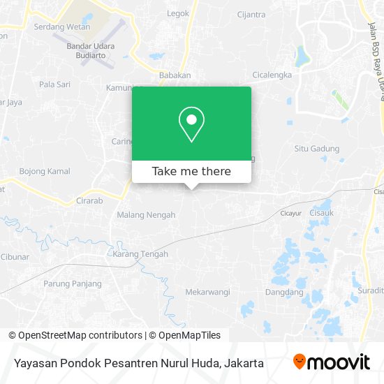 Yayasan Pondok Pesantren Nurul Huda map