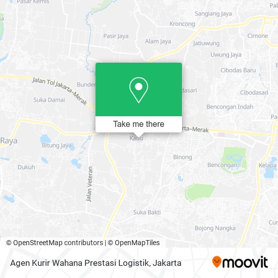 Agen Kurir Wahana Prestasi Logistik map