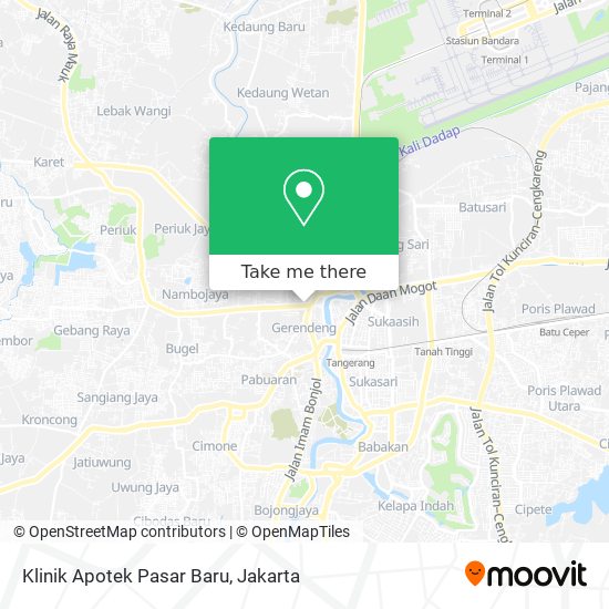 Klinik Apotek Pasar Baru map