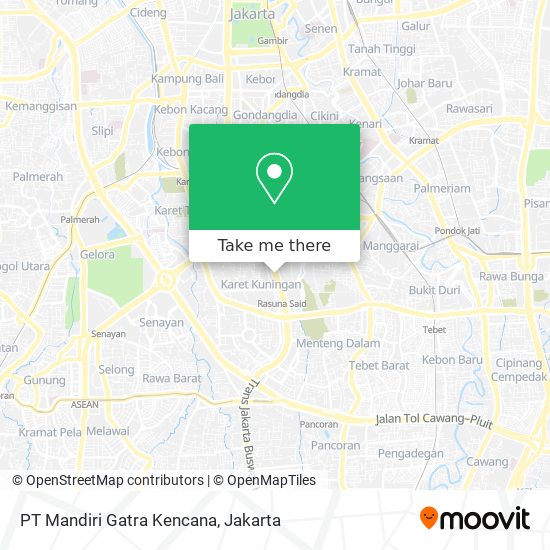 PT Mandiri Gatra Kencana map