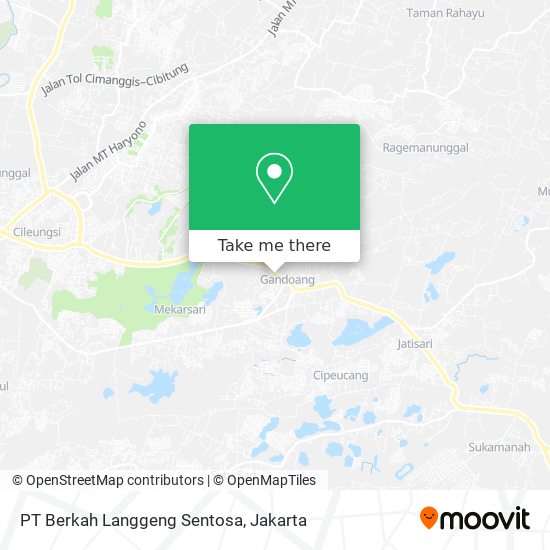 PT Berkah Langgeng Sentosa map