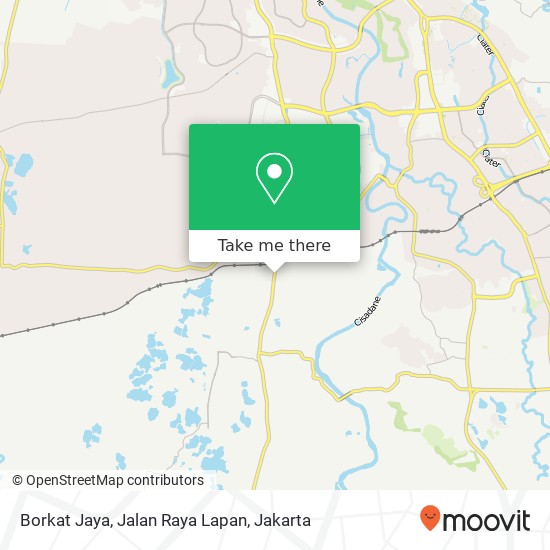 Borkat Jaya, Jalan Raya Lapan map