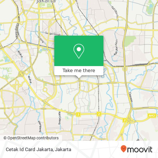 Cetak Id Card Jakarta map