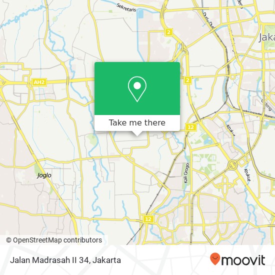 Jalan Madrasah II 34, Kebon Jeruk map