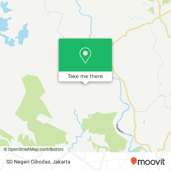 SD Negeri Cibodas, Rumpin map