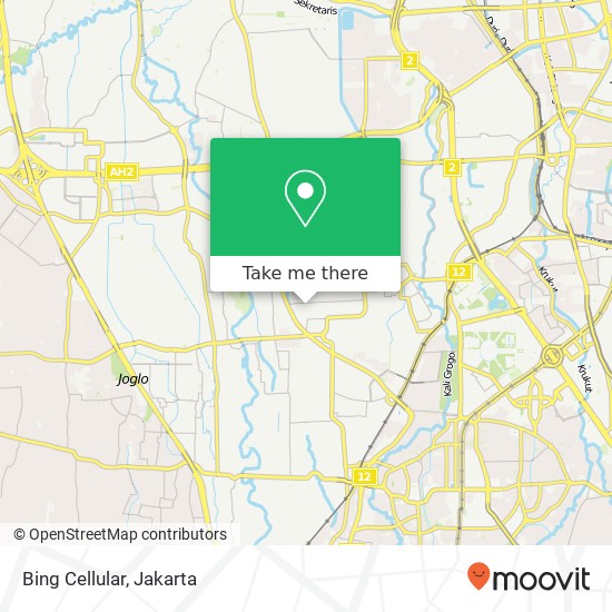 Bing Cellular map