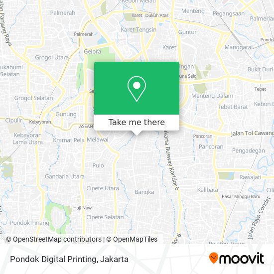 Pondok Digital Printing map